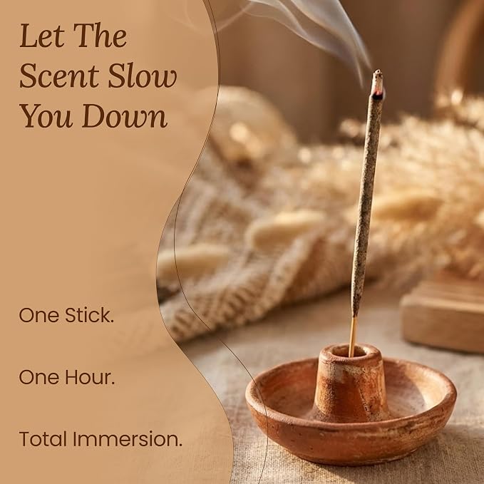 Premium White Copal Incense Sticks - 100% Pure Mayan Resin, Superior Burn Quality, Maximum Fragrance - Thick Coating, Handcrafted in Mexico for Meditation, Yoga, Spiritual Practice - 20 Sticks
