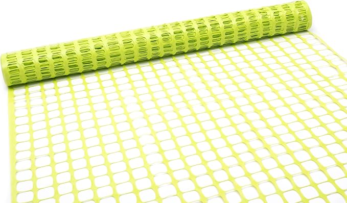 Tenax 2A250095 Guardian Warning Barrier HD 4'x100' Fluorescent Saftey Fence USA Made