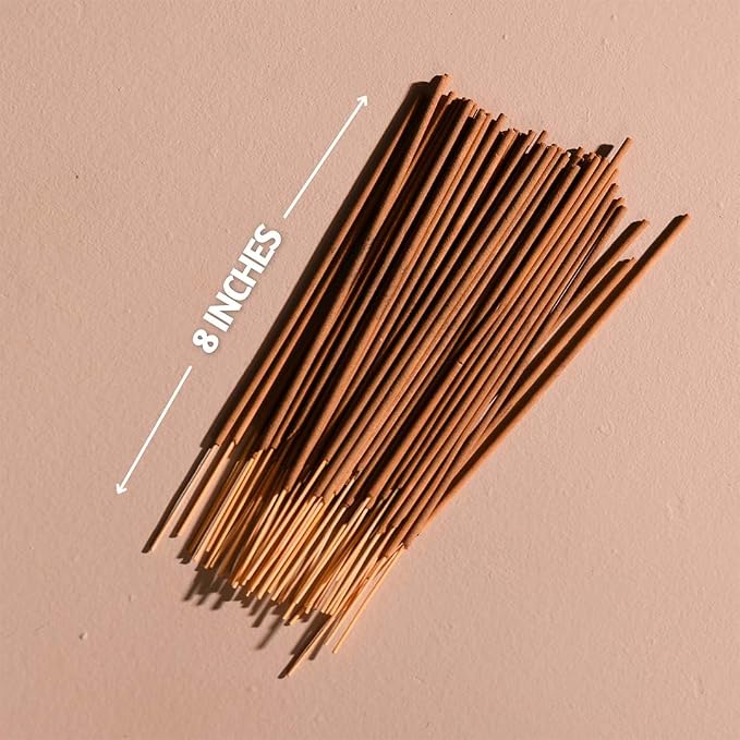 Folkulture Incense Sticks (75 Sticks) |8" Premium Smell Like Summer Incense Sticks for Odor Neutralizer, Summer Vibes|No Charcoal,Organic,Non Toxic, Long Burning Citrus, Summer Scents Insence-Sticks