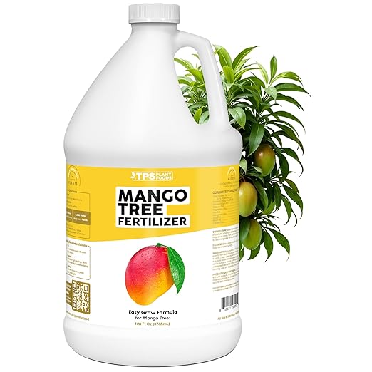 Mango Tree Fertilizer – Liquid Plant Food for More Fruit, Stronger Blossoms & Healthy Tree Growth, 1 Gallon