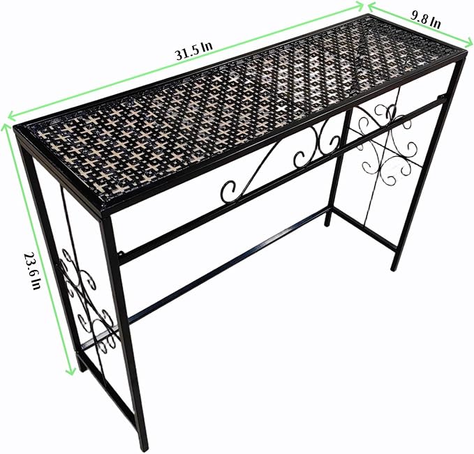 2 Tier Metal Plant Stand, Ladder Flower Pot Holder Plant Stands, Stackable Heavy Duty Tall Plant Shelf Flower Pot Holder for Patio Garden Corner Balcony Living Room (1 Tier H23.6 In-Black)