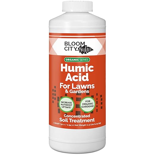 Bloom City Humic Acid – Liquid Soil Conditioner for Stronger Root Growth, Better Nutrient Uptake & Greener Grass