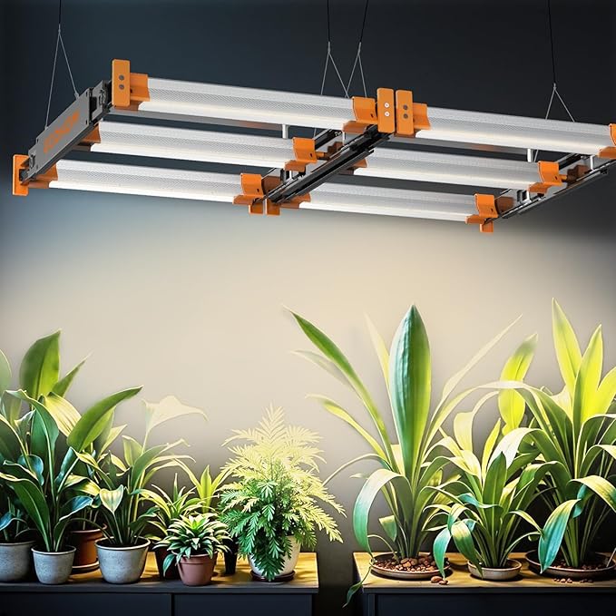 ECOHOM Bar 100W LED Grow Light, Full Spectrum, Dimmable, Daisy Chain, High PPFD, 2x2/3x3ft Coverage, for Indoor Plants Seed Starting, Vegs and Bloom, Retractable, Pro Lamp for Grow Tent Commercial Use