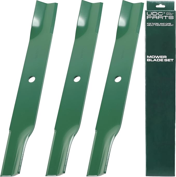 UDC Parts 603995 Mower Blades Replacement for Hustler Raptor 52 Inch 795526 783753 607772 603848 931899 933077 934794 927236 Mini Z X-ONE Super S Hustler Z 938159 936682 / High Lift Mulching / 3 Pack