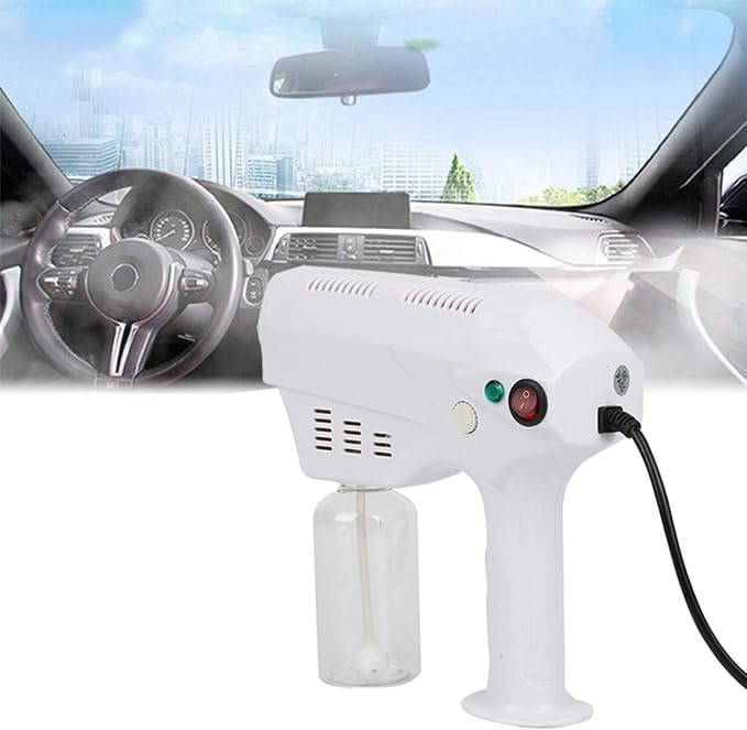 250ML Portable Nano Electric ULV Atomizing Disinfection Steam Spray Gun Fogger Machine Sprayer for Home Office Indoor Outdoor