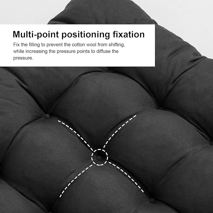 ERWUDEling Lounge Chair Cushion for Outdoor Furniture – Zero Gravity Chair Cushion Replacement, Oversized Waterproof Patio Cushion for Chaise Lounge, Indoor Lounger Chair, Replacement Cushion Only