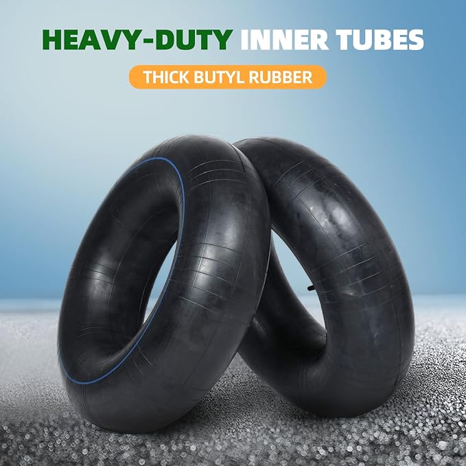AR-PRO (2-Pack) 20x8.00-8, 20x8-8, 20x10.00-8, 20x10-8 Inner Tubes with TR-13 Straight Valve Stem - Replacement Lawn Mower Tire Tubes - Suitable for Mower/Tractor/Golf Cart/Garden Trailer and More