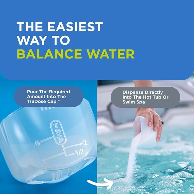 FROG Target Total Alkalinity Increaser for Hot Tubs and Swim Spas - 2 lb Bottle with TruDose Measuring Cap for Easy Maintenance & Balancing - 2 Pack