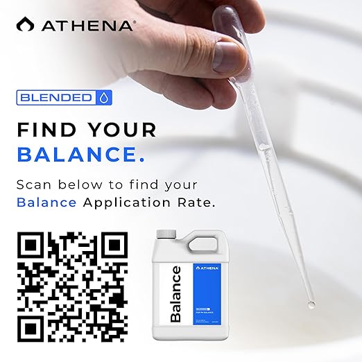 Athena Blended Balance | Liquid pH Buffer & Stabilizer for RO Water | Formula for Hydroponics | Sediment-Free, Dosatron Compatible | 32 Ounce