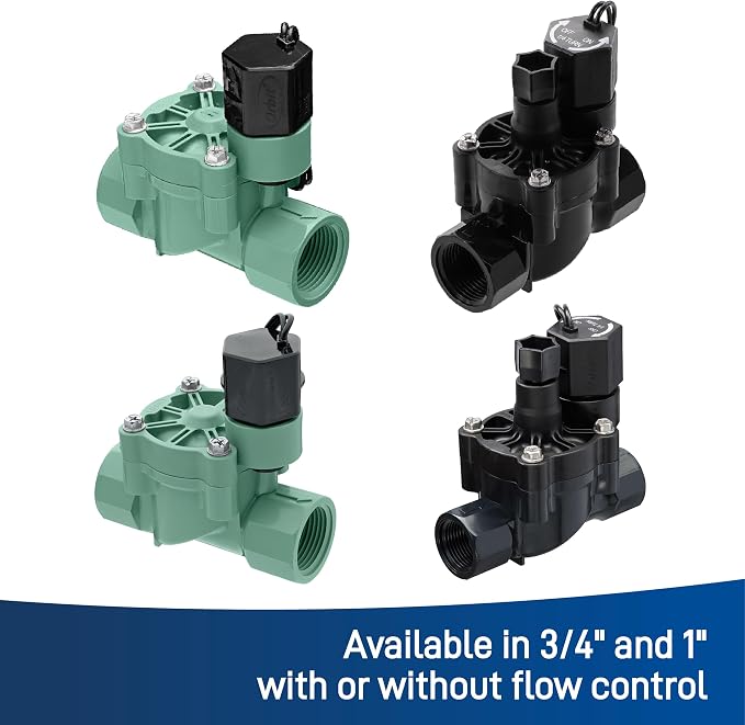 10-Pack - Orbit 1 Inch Female Threaded Automatic Inline Irrigation Sprinkler Valve
