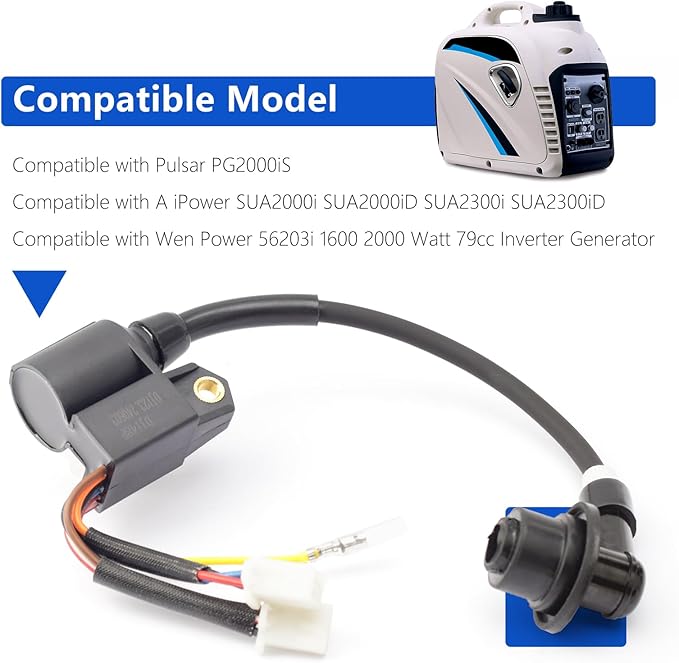 Ignition Coil Module Replacement for A iPower SUA2000i SUA2000iD SUA2300i SUA2300iD Invertor Generator for Pulsar PG2000iS for Wen Power 56203i 1600 2000 Watt 79cc Inverter Generator Ignitors