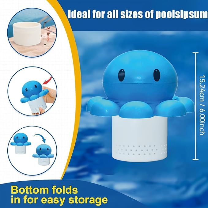 Pool Floater, Floater for 2 * 3'', Idea for Spa, Hot Tub &,Fountain, Inflatable & Above-Ground Pool