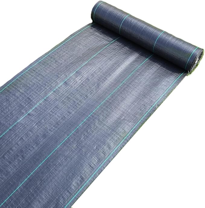 3ftx180ft Weed Barrier Landscape Fabric Heavy Duty, 3.2oz Weed Barrier Garden Fabric, Easy Setup Woven Landscaping Fabric