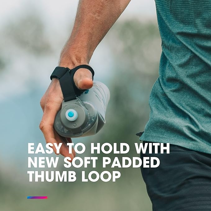 HydraPak SkyFlask Speed - Collapsible Handheld Running Water Bottle (350ml, 500ml, 500ml Insulated) - Adjustable Strap, Lightweight, Spill-Proof Cap | Collapsible, Handheld, Running, Adjustable Strap, Lightweight, Spill-Proof Cap