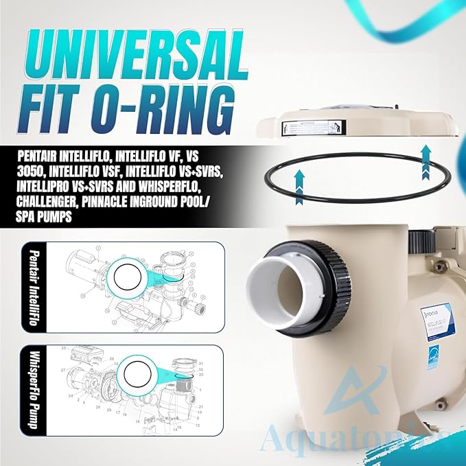 Pool Pump O-Ring Replacement for Pentair 350013, 350013Z, IntelliFlo, Challenger, WhisperFlo, Pinnacle Inground Pumps – 0-318 Replacement