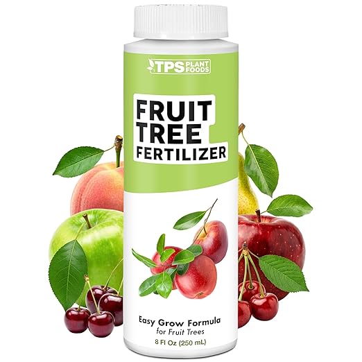 Fruit Tree Fertilizer – Liquid Plant Food for All Fruit Trees, Supports Heavy Blossoms, Bigger Harvests & Healthy Growth, 8 oz