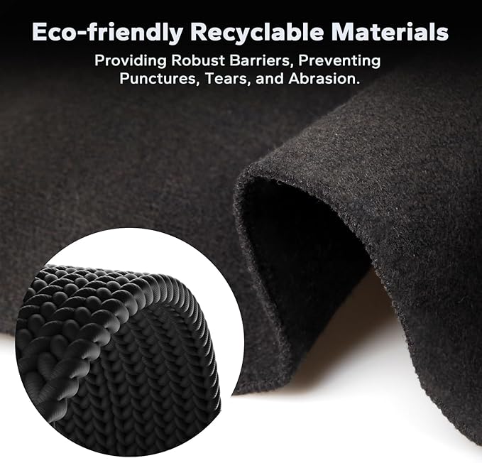 POOLHACKER 12' x 24' Rectangle Pool Liners for Above Ground Swimming Pools, Durable Geotextile Material, Easy to Install, Extends Life to The Line, Under Pool Padding