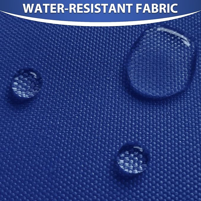 Waterproof Canvas Fabric by The Yard 58inch 600D Upholstery Material Polyester Fabric Outdoor Water Resistant Fabric for Sewing Chair Patio Cushion Purse Bag Interior, 12 Yard Royal Blue