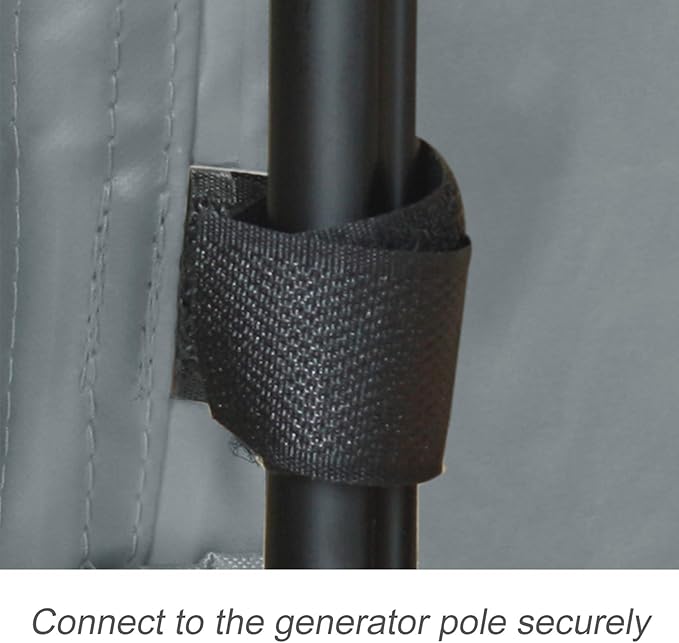 Porch Shield Waterproof Universal Generator Cover 38 x 28 x 30 inch - for Most Generators 5500-15000 Watt, Gray