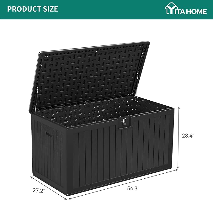 YITAHOME XXL 230 Gallon Large Deck Box