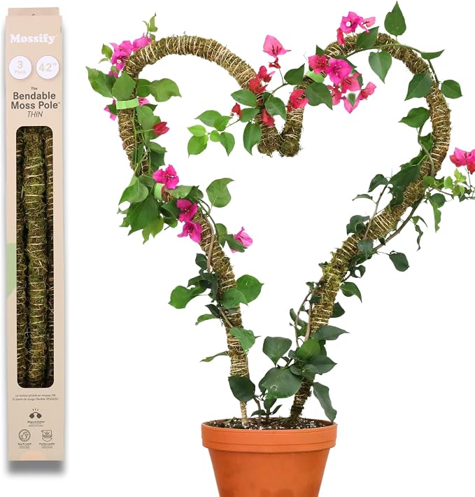 Mossify 42" Bendable Moss Pole Thin 3 Pack (42 Inch)