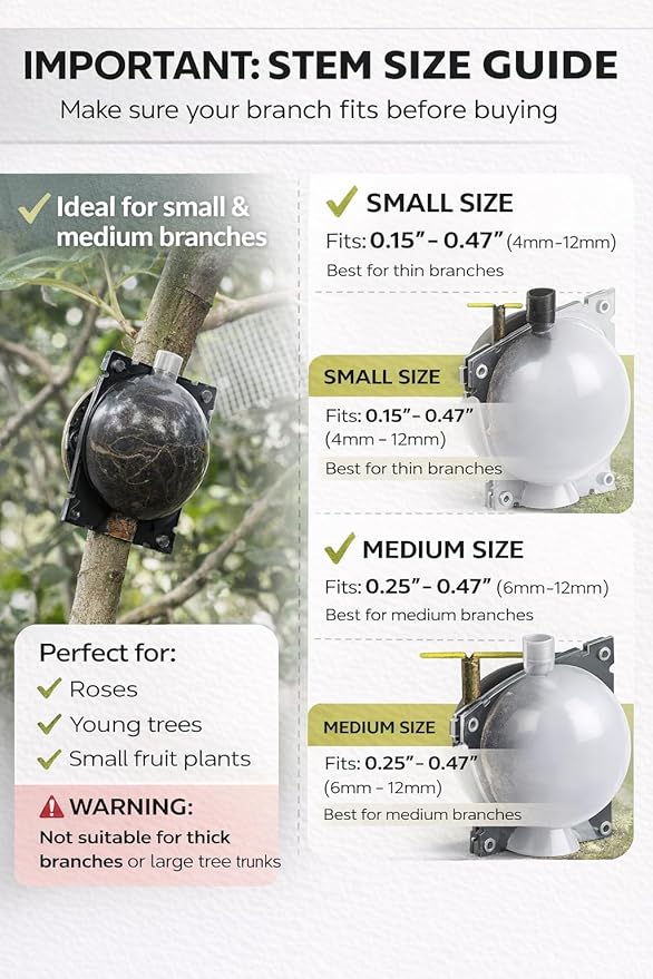 Air Layering Pods for Plant Propagation (8 Medium) – Reusable Rooting Balls with Automatic Lock, Plant Propagation Kit for Trees, Roses & Fruit Plants