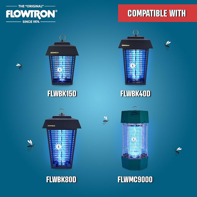 Flowtron SP-200 Security Lantern Pole | 10 Ft Adjustable 3-Section Steel Pole with 14" Extension Arm | Anti-Theft Lock | Fits BK-15, BK-40, BK-80 Bug Zappers
