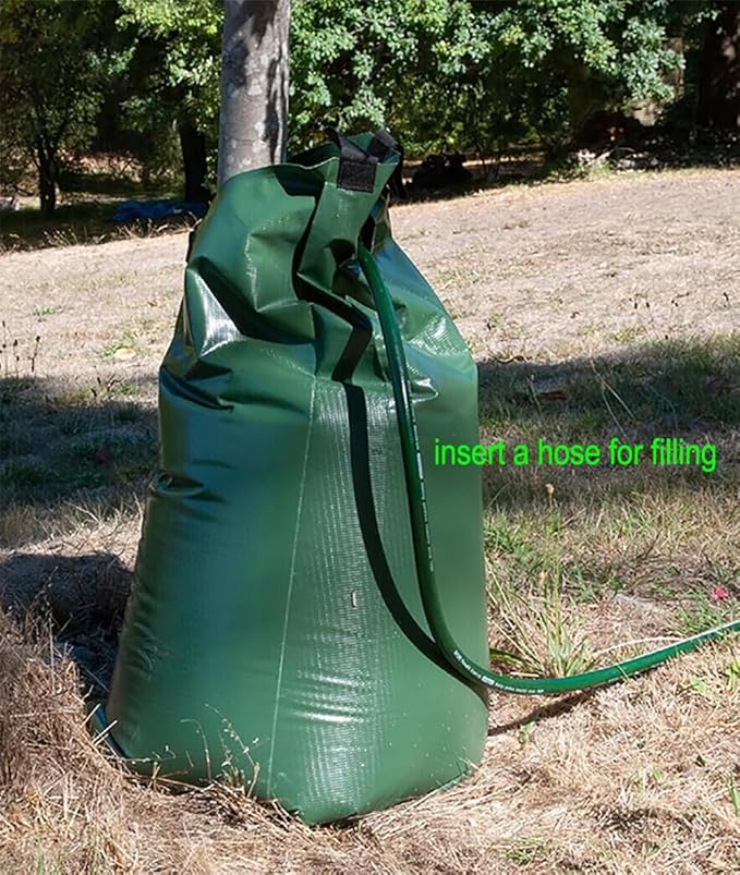 USHIGHTLIGHT All New 20 Gallon Tree Watering Bag, Slow Release Watering Bag for Trees, Portable Tree Drip Irrigation Bag, Water Saving Irrigation Water System(1/2/3) (3, 20 Gallon)