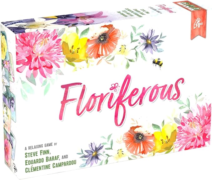 Floriferous Card Game - A Relaxing Garden Game of Arranging Flowers by Pencil First Games for 1-4 Players