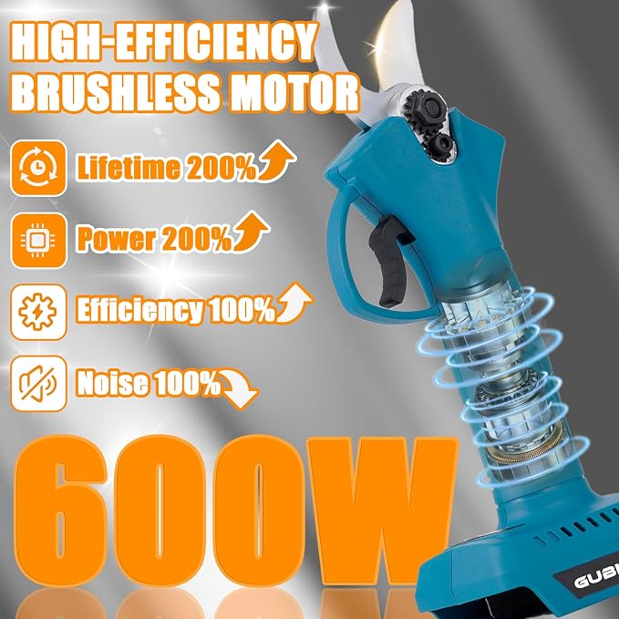 Electric Pruning Shears Cordless Pruner for Makita 18V/21V Battery, Adjustable Cutting Diameter 10-30MM (0.4-1.18IN), Power Pruning for Gardening and Branch Pruning (Pruner Only, No Battery)
