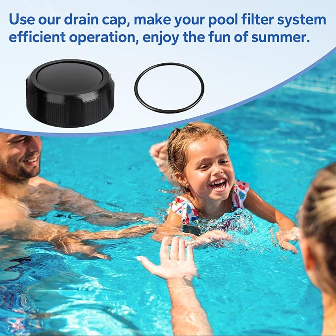 R0523000 Pool Filter Drain Cap for Zodiac Jandy DEV Series D.E Filter CS CV and CL Series Cartridge Filter, for Jandy Parts Salt Cell Cleaning Cap Replace CL340 CL460 CV460 CV580 DEV48 CS150 CS200