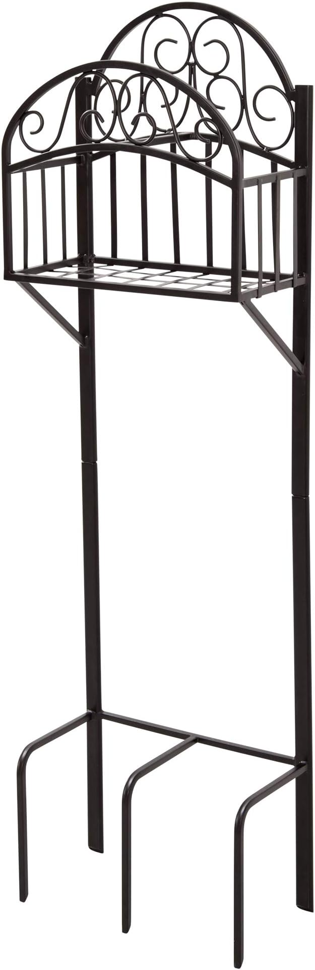Liberty Garden 119-KD w/Shelf Hose Stand, Black
