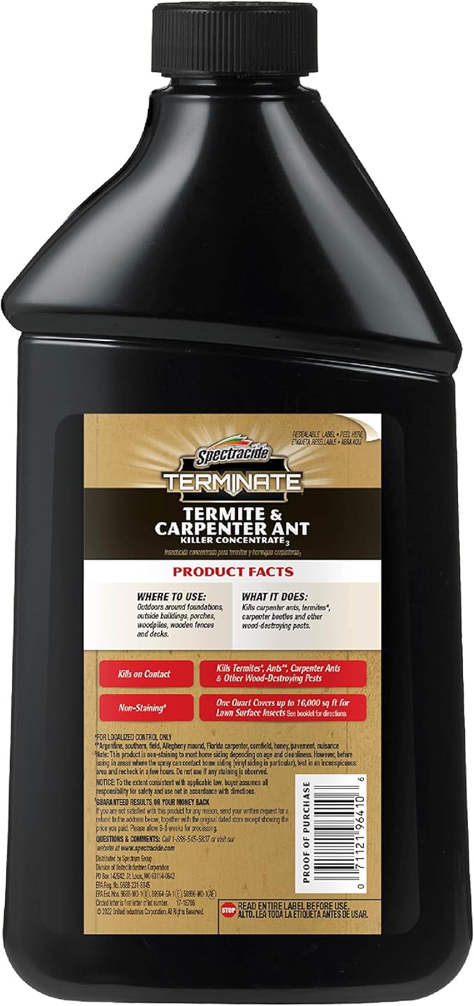 Spectracide 96410 HG-96410 Termite Killer, 32 oz