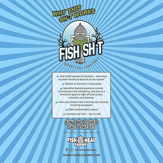 Fish Head Farms Organic Soil Conditioner for Yield and Flavor Enhancement. Improves Fertilizer Efficiency. Useful in Both Garden Soil and Hydroponics Applications (1 Liter with Garlic Chives)