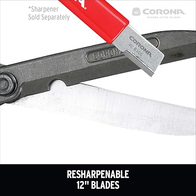 Corona HS 3911 Forged Hedge Shear, 8-1/4-Inch Blade, Nuetral