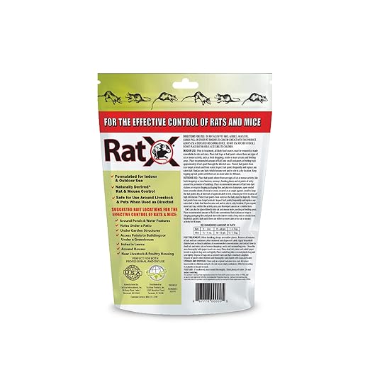 RatX 18oz Bag All-Natural for All Species of Rat and Mouse