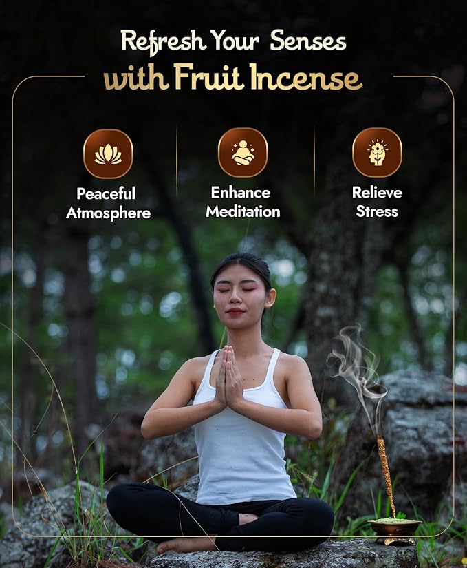 Sagrada Madre 4pcs Wildly Harvested Palo Santo Incense Sticks, 6.7” Long - Pure, Non-Toxic, Aromatic Incense Sticks (50 min Approx. Burning Time) to Heal & Calm Your Body and Environment