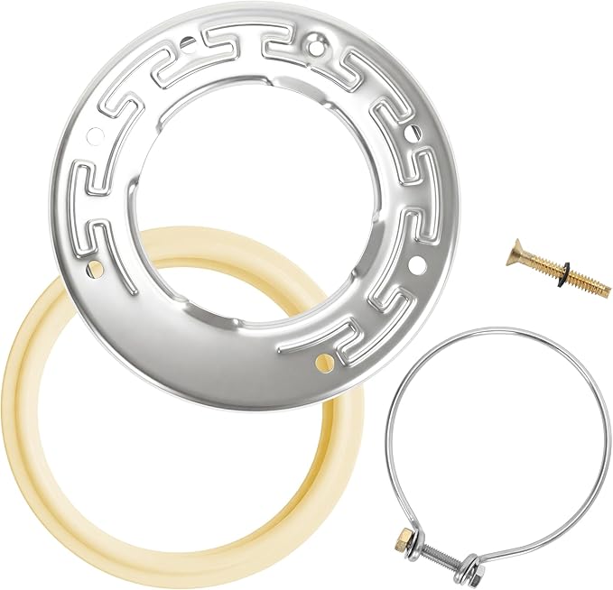 6 Inch Spa Light Maintenance Kit Replacement Parts - Includes #79111600 Fixing Clamp, #79108600 Sealing Ring & #79210400 Stainless Steel Face Ring - Compatible with 6" Inground Pool Lights