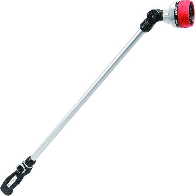 Eden 96618 Metal Thumb-Control 7-Pattern 33 in. Watering Wand | Heavy-Duty Water Sprayer for Hanging Plants, Gardens & Lawn Care, Quick Connect Set Bundle