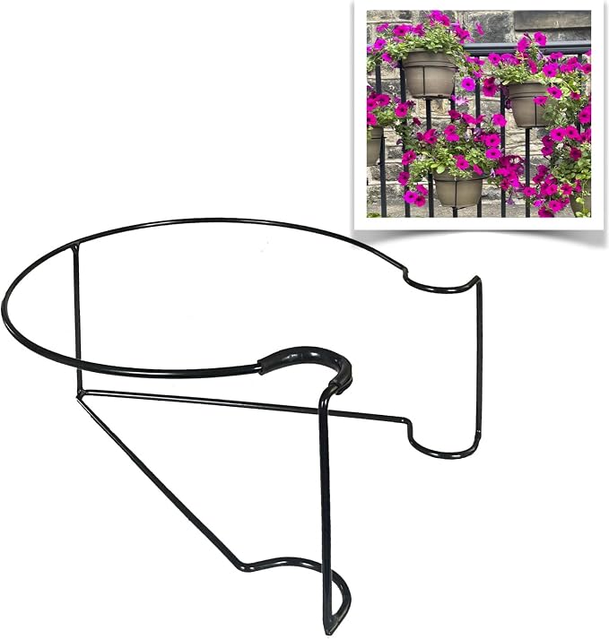 Bloem Railscapes Floating Railing Plant Clip for 1/2" - 3/4” Narrow Spindles