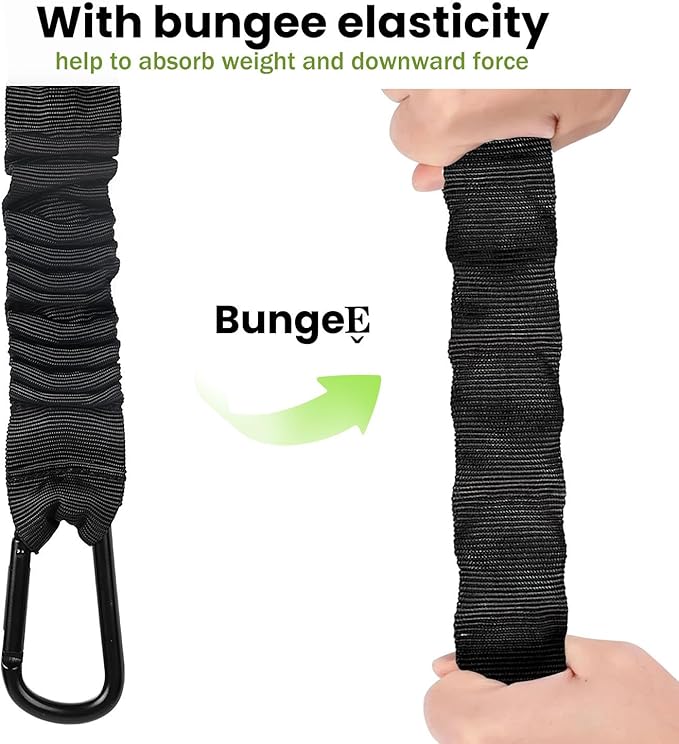 Trimmer Strap for Weed Eater Shoulder Strap Harness[Upgraded Elastic Part], Compatible with EGO/Greenworks String Trimmer, Leaf Blower, & Shrub Trimmers