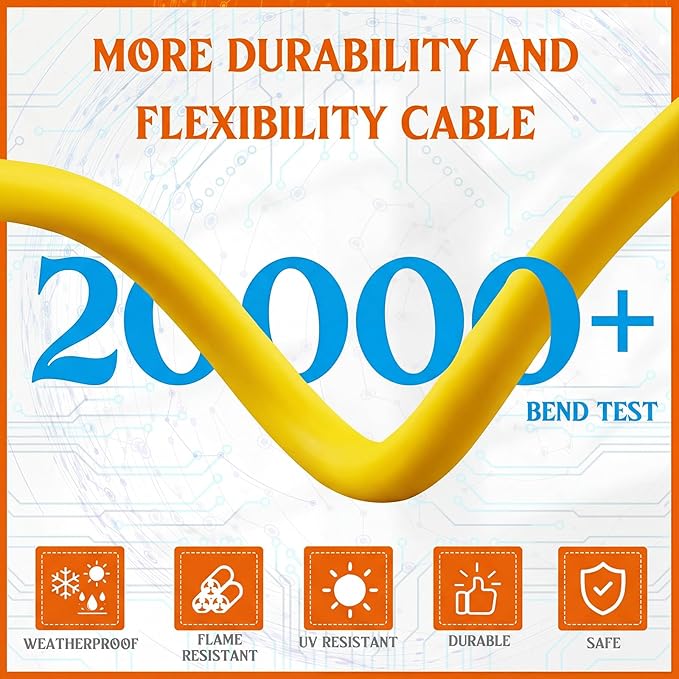 Kanayu 10-50P to 6-50R 50amp Welder Adapter Cord Compatible with NEMA, 3 Prong Range Stove Oven to Welder Plasma Cutter Adapter with Ergonomic Handle Heavy Duty STW 8 AWG*3C, 1ft, ETL Listed