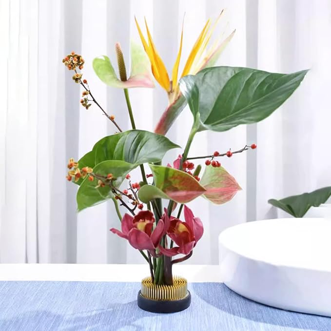 Flower Frog Stainless Steel Pin Frog Flower Arrangement Holder (2.76 Inch (70mm))