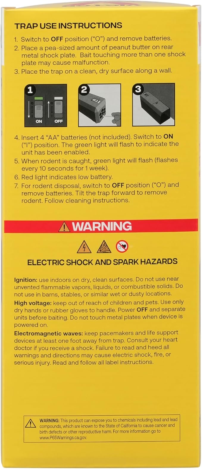 Victor Indoor Electronic Rat Trap, Humane Electric Rat Traps Indoor for Home, No Touch, No See Traps, Pack of 2 - M241BSR-2