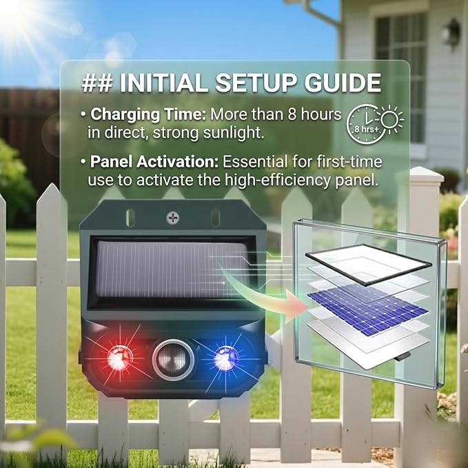 4 Packs Solar Nocturnal Animal Repeller,Ultrasonic Coyote Deterrent Outdoor for Yard Farm,Predator Lights with Red&Blue for Bird,Effective Deer Repellent Outdoor for Chicken Coop