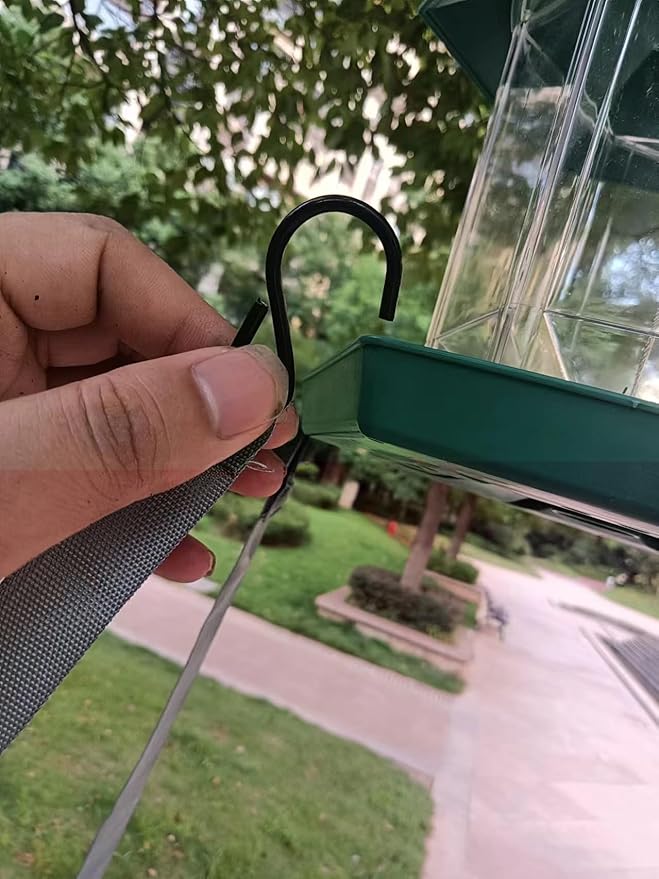 2Pcs Bird Seed Catcher Tray for Hanging Bird Feeder Platform Folding Universal Wild Bird Seed Catcher Bird Seed Catcher Tray Hummingbird Feeders Bee Feeder Outdoor Garden Accessories 19’’
