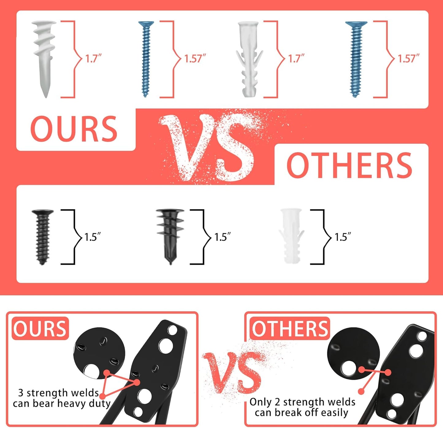 18 Pack Garage Hooks Heavy Duty - Anti-Slip Coating， Garage Storage Hooks for Hanging Bike，Ladder，Garden Tools，Hose