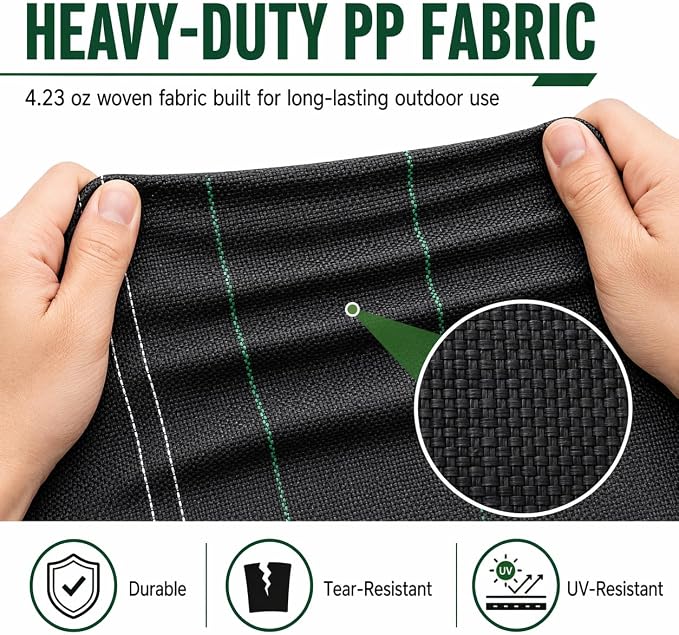 Weed Barrier Fabric Heavy Duty (3×100ft)