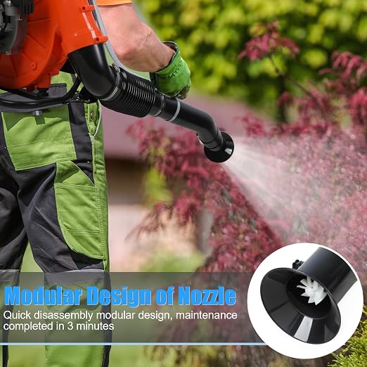 43cc Gas Powered Mosquito Fogger, Backpack Cold Fogger Sprayer 20L Tank Insect Control Sprayer, 39ft Spray Range Pest Control Fogging Machine for Farm Orchard Garden Yard Outdoor Use (Orange)
