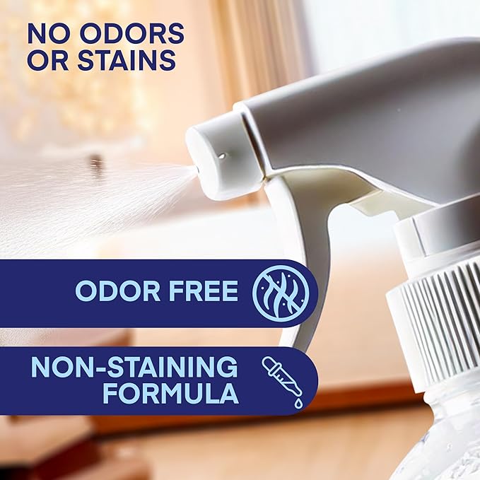 Steri-fab All-in-One Disinfectant & Insecticide Spray – Kills Bed Bugs, Fleas, Mites, Roaches, Viruses, Fungi, & Odors – Quick-Drying, Non-Residual, 16 Ounce Sprayer Bottle
